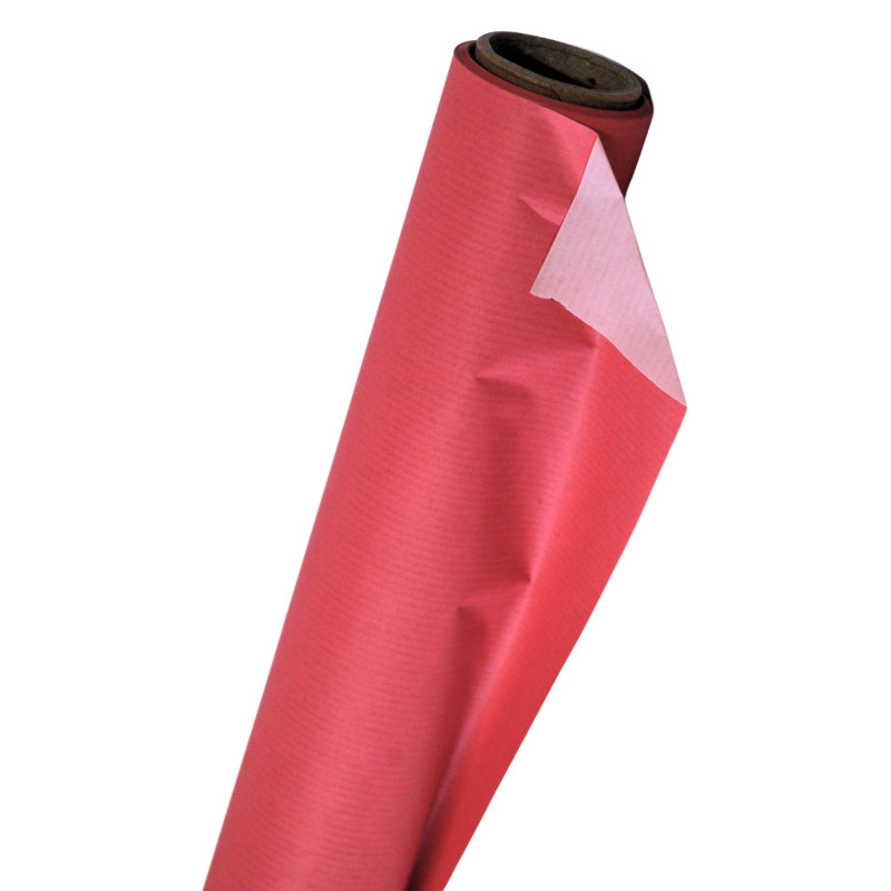 Papier Florystyczny Dwustronny Dwukolorowy Wodoodporny 49 cm 10 metrów Malinowy Papier Florystyczny Dwustronny Dwukolorowy Wodoodporny 49 cm 10 metrów Malinowy