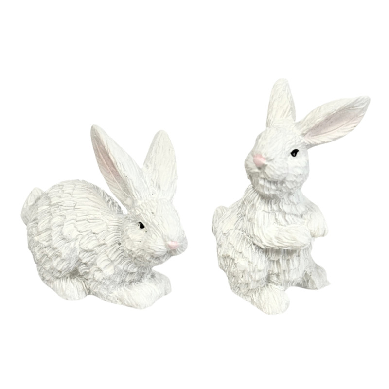 Figurka Zajączek Ceramiczny Mały Do Kompozycji Ozdoba na Wielkanoc - Kartonik 12 sztuk Mix Figurka Zajączek Ceramiczny Mały Do Kompozycji Ozdoba na Wielkanoc - Kartonik 12 sztuk Mix