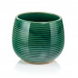 Osłonka Ceramiczna Doniczka Turkusowa Ozdobna Dekoracyjna Kula 15 x 13 cm Osłonka Ceramiczna Doniczka Turkusowa Ozdobna Dekoracyjna Kula 15 x 13 cm