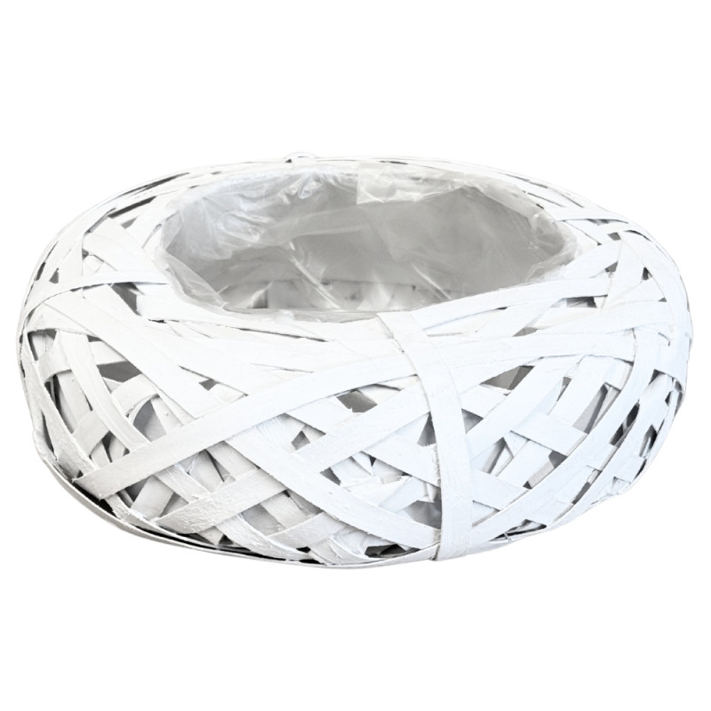 Osłonka Wiklinowa Beret Naleśnik Płaska Wiklina Okrągła 25 cm