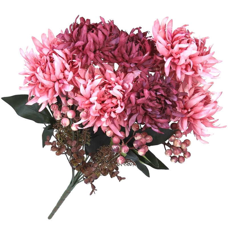 Bukiet różowych kwiatów do kompozycji 50cm Bukiet różowych kwiatów do kompozycji 50cm
