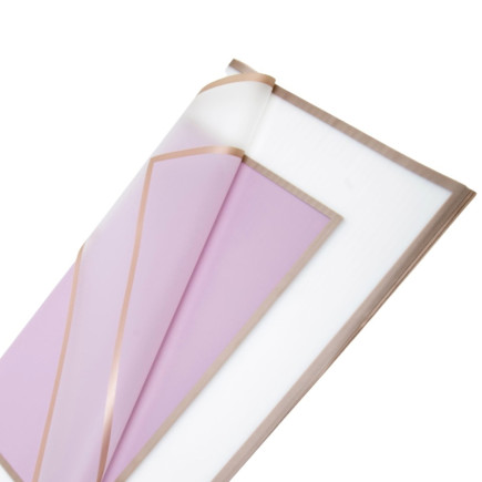 Folia Satynowa Florystyczna Gładka w Arkuszach 58 X 58 cm 20 sztuk