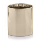 Doniczka Osłonka Ceramiczna Walec Cylinder Złoty Lustrzany 8 cm Doniczka Osłonka Ceramiczna Walec Cylinder Złoty Lustrzany 8 cm