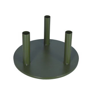 Stojak Metalowy na 3 Kwiaty GIGANT Dekoracyjny Zielony Ślub Wesele 16/30cm