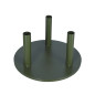 Stojak Metalowy na 3 Kwiaty GIGANT Dekoracyjny Zielony Ślub Wesele 16/30cm Stojak Metalowy na 3 Kwiaty GIGANT Dekoracyjny Zielony Ślub Wesele 16/30cm