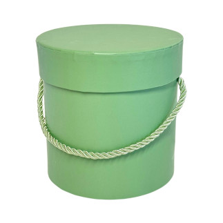 Pudełko Pudełka Flower Box Na Kwiaty Ozdobne Dekoracje 12,5 cm Zielone