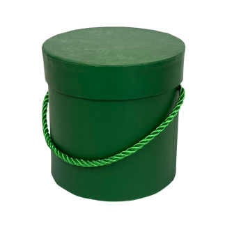 Pudełko Pudełka Flower Box Na Kwiaty Ozdobne Dekoracje 12,5 cm Butelkowa zieleń