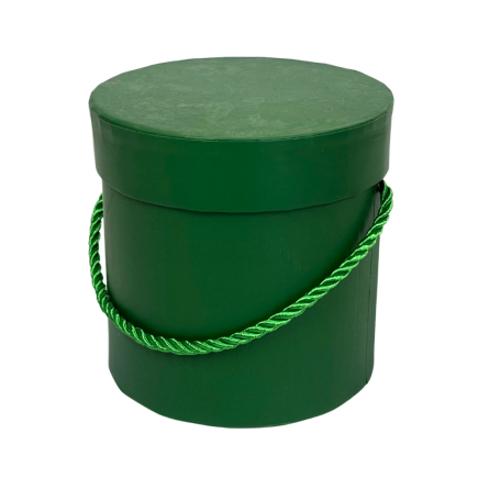 Pudełko Pudełka Flower Box Na Kwiaty Ozdobne Dekoracje 12,5 cm Butelkowa zieleń