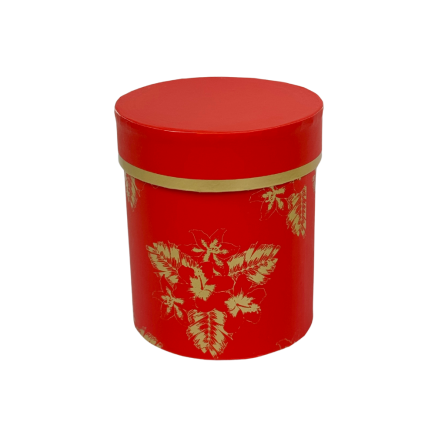 Pudełko Pudełka Flower Box Na Kwiaty Ozdobne Dekoracje 10 cm Czerwone