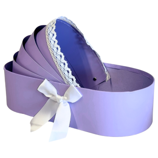 Pudełko Pudełka Flower Box Na Chrzest Na Kwiaty Ozdobne Dekoracje 30 cm
