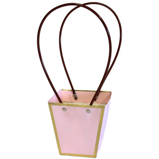 Torebka Papierowa Prezentowa na Kwiaty Ozdobna z Rączką 33 cm 10szt