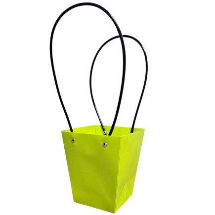 Torebka Papierowa Prezentowa na Kwiaty Ozdobna z Rączką Średnia NEON 36 cm 10szt