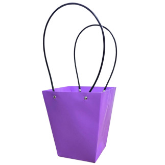 Torebka Papierowa Prezentowa na Kwiaty Ozdobna z Rączką Duża WRZOS 41 cm 10SZT