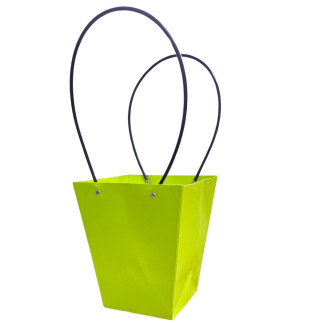 Torebka Papierowa Prezentowa na Kwiaty Ozdobna z Rączką Duża NEON 41 cm 10SZT