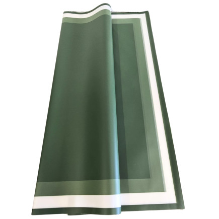 Folia Florystyczna Gładka w Arkuszach Mrożona 58 X 58 cm 20 sztuk DK. GREEN