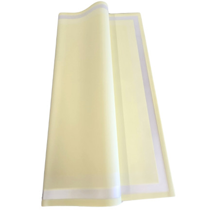 Folia Florystyczna Gładka w Arkuszach Mrożona 58 X 58 cm 20 sztuk CREMA