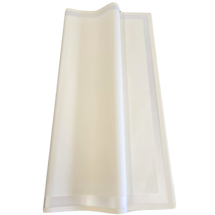 Folia Florystyczna Gładka w Arkuszach Mrożona 58 X 58 cm 20 sztuk ECRU