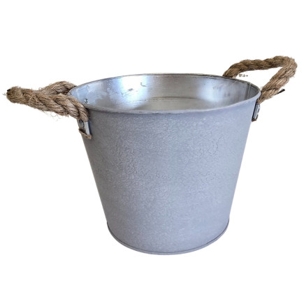 Osłonka Metalowa Owalna do Kwiatów Kompozycji Dekoracja 16cm