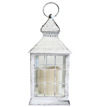 LAMPION ZE ŚWIECĄ LED NA BATERIE ZNICZ NA BATERIE 23CM