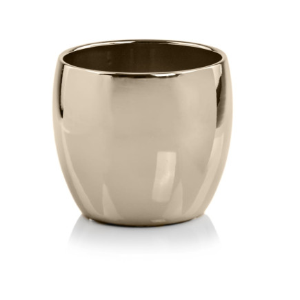 Osłonka Ceramiczna Kula Złota Gold Glamour Dekoracyjna Połysk