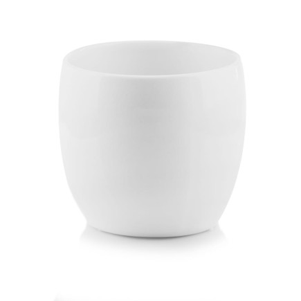 Osłonka Ceramiczna Kula Biała Gold Glamour Dekoracyjna Połysk