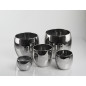 Osłonka Ceramiczna Kula Srebrna Silver Glamour Dekoracyjna Połysk Osłonka Ceramiczna Kula Srebrna Silver Glamour Dekoracyjna Połysk