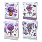 Torebka Prezentowa Ozdobna Papierowa Lawenda 26x10x32 cm MIX 12 Sztuk Torebka Prezentowa Ozdobna Papierowa Lawenda 26x10x32 cm MIX 12 Sztuk