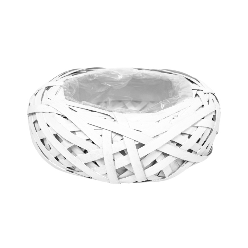 Osłonka Wiklinowa Beret Naleśnik Płaska Wiklina Okrągła 25 cm Osłonka Wiklinowa Beret Naleśnik Płaska Wiklina Okrągła 25 cm