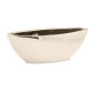 Osłonka Ceramiczna Łódka Złota Doniczka Glamour Dekoracyjna Ozdobna 40 cm