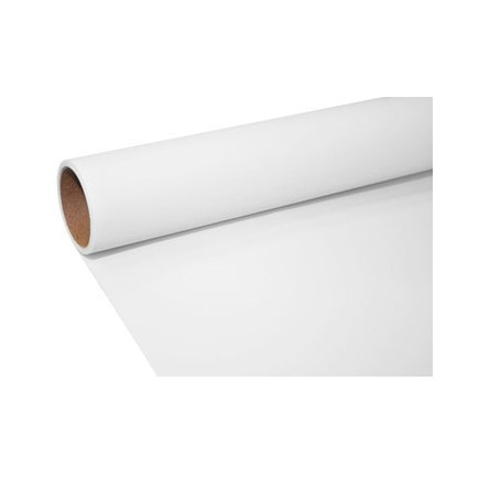 Folia Satynowa Florystyczna Gładka do Bukietów 50 cm 9 yardów WHITE
