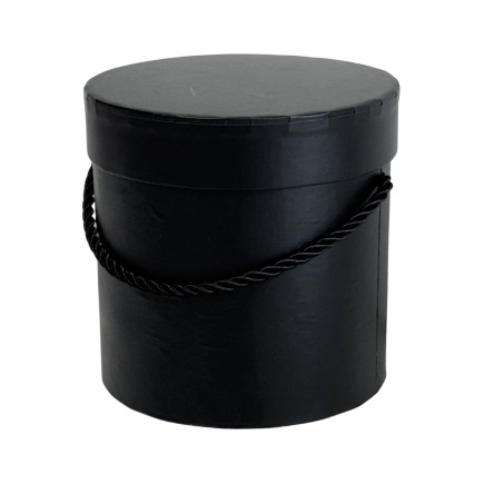 Pudełko Flower Box do Kompozycji Dekoracji Pakowania Ozdobne 12cm Czarne