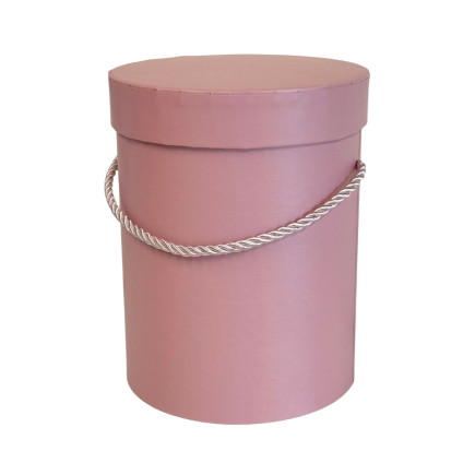 Pudełko Flower Box do Kompozycji Dekoracji Pakowania Ozdobne 18cm Różowe