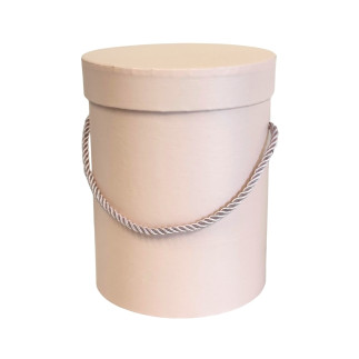 Pudełko Flower Box do Kompozycji Dekoracji Pakowania Ozdobne 18cm Różowe
