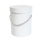 Pudełko Flower Box do Kompozycji Dekoracji Pakowania Ozdobne 18cm Białe Pudełko Flower Box do Kompozycji Dekoracji Pakowania Ozdobne 18cm Białe