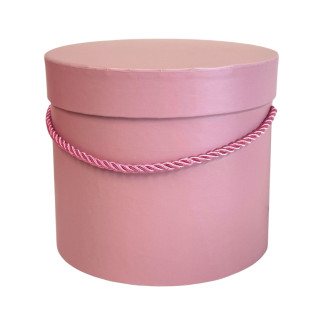 Pudełko Flower Box do Kompozycji Dekoracji Pakowania Ozdobne 17cm Różowe