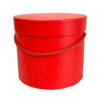 Pudełko Flower Box do Kompozycji Dekoracji Pakowania Ozdobne 17cm Czerwone