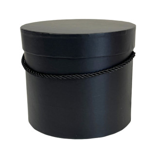 Pudełko Flower Box do Kompozycji Dekoracji Pakowania Ozdobne 17cm Czarne