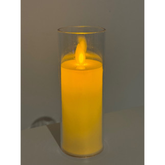 Świeca Wkład Płomień Świeczka Led 14,5 cm Stroik Ciepłe Światło Baterie
