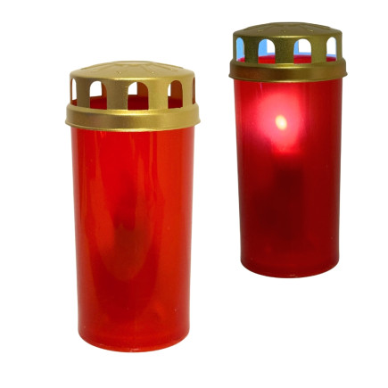 Świeca Znicz Watykanka Świeczka Led Migająca Baterie AA 13,5 cm