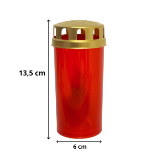 Świeca Znicz Watykanka Świeczka Led Migająca Baterie AA 13,5 cm