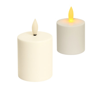 Świeca Wkład Płomień Świeczka Led do Zniczy Migająca Baterie 7,5 cm