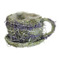 Osłonka Filiżanka do kwiatów Kompozycji z Mchu Naturalna Mech 23 cm Osłonka Filiżanka do kwiatów Kompozycji z Mchu Naturalna Mech 23 cm