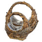 Komplet Koszyków do kwiatów Kompozycji z Mchu Naturalny Las Mech 29 cm Komplet Koszyków do kwiatów Kompozycji z Mchu Naturalny Las Mech 29 cm