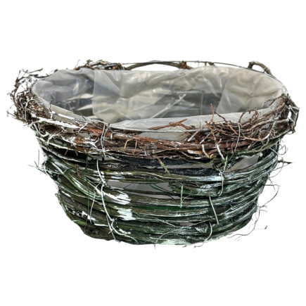 Osłonka z Mchu do kwiatów Kompozycji z Mchu Naturalna Mech 28 cm
