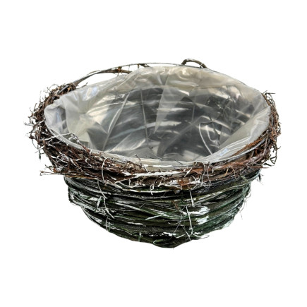 Osłonka z Mchu do kwiatów Kompozycji z Mchu Naturalna Mech 28 cm