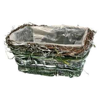 Osłonka z Mchu do kwiatów Kompozycji z Mchu Naturalna Mech 26 cm