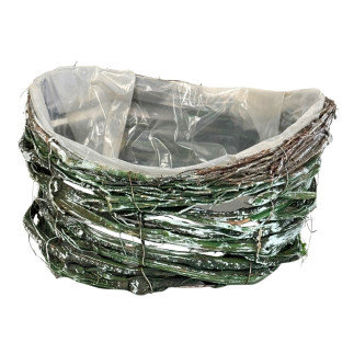 Osłonka z Mchu do kwiatów Kompozycji z Mchu Naturalna Mech 26 cm