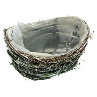 Osłonka z Mchu do kwiatów Kompozycji z Mchu Naturalna Mech 26 cm