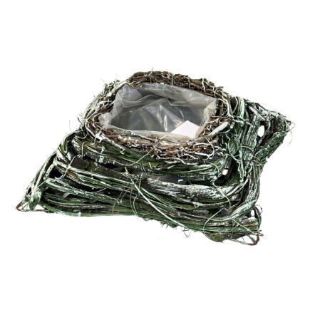 Osłonka z Mchu do kwiatów Kompozycji z Mchu Naturalna Mech 25 cm