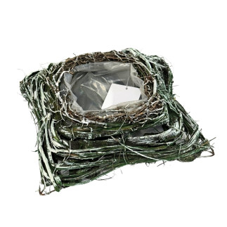 Osłonka z Mchu do kwiatów Kompozycji z Mchu Naturalna Mech 25 cm